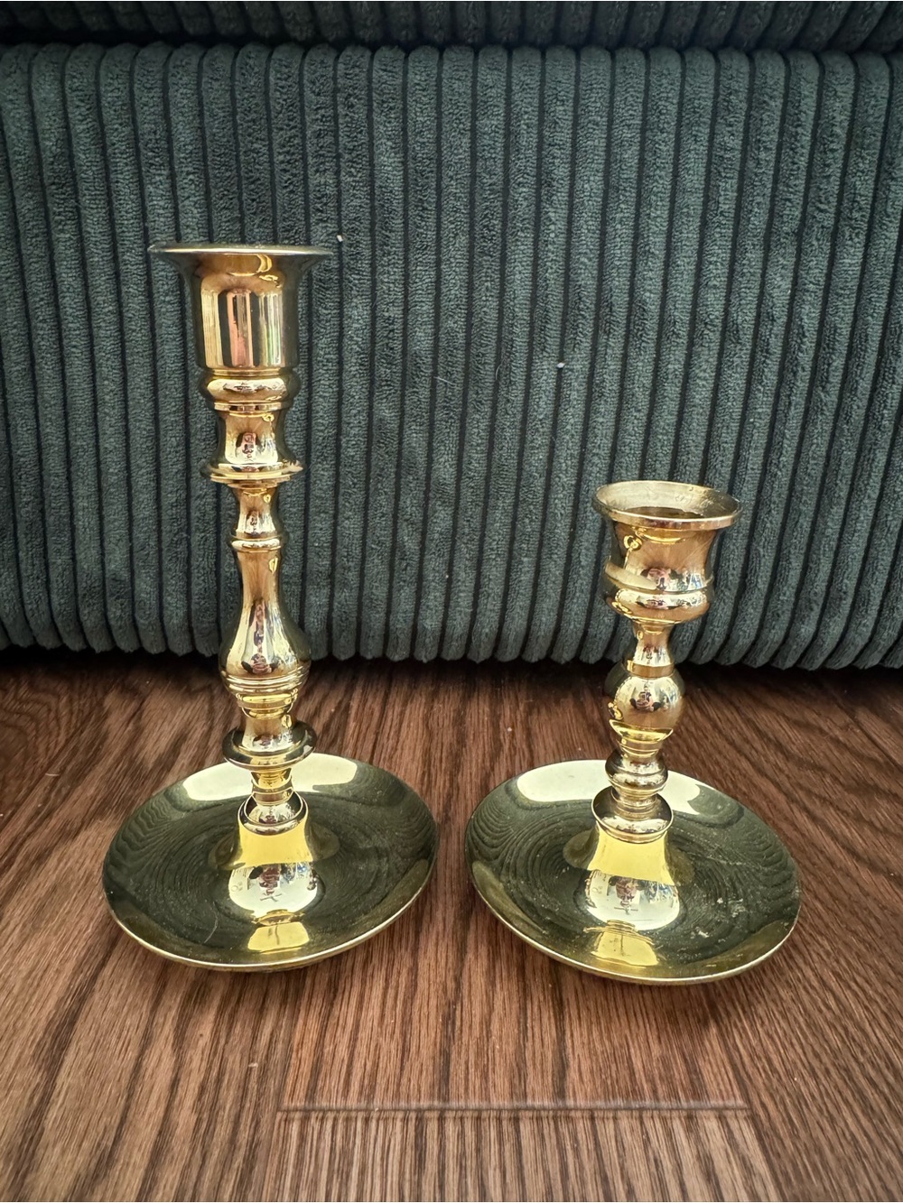 Baldwin Brass Candlestick Holders Set